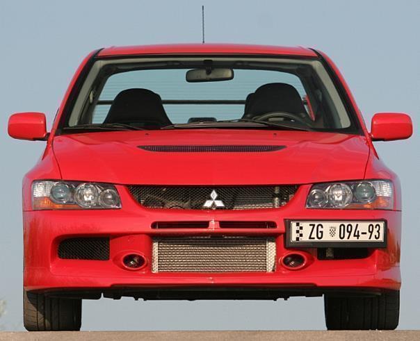 Mitsubishi Lancer EVO IX mit 280 PS und Sechsgang-Getriebe.